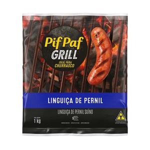 Linguiça de Pernil 1kg - caixa c/ 12. Qualidade e Sabor Pif Paf