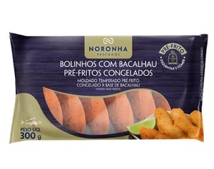 BOLINHO BACALHAU PRE FRITO 300GCX3KG NOR